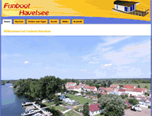 Tablet Screenshot of funboot-havelsee.de
